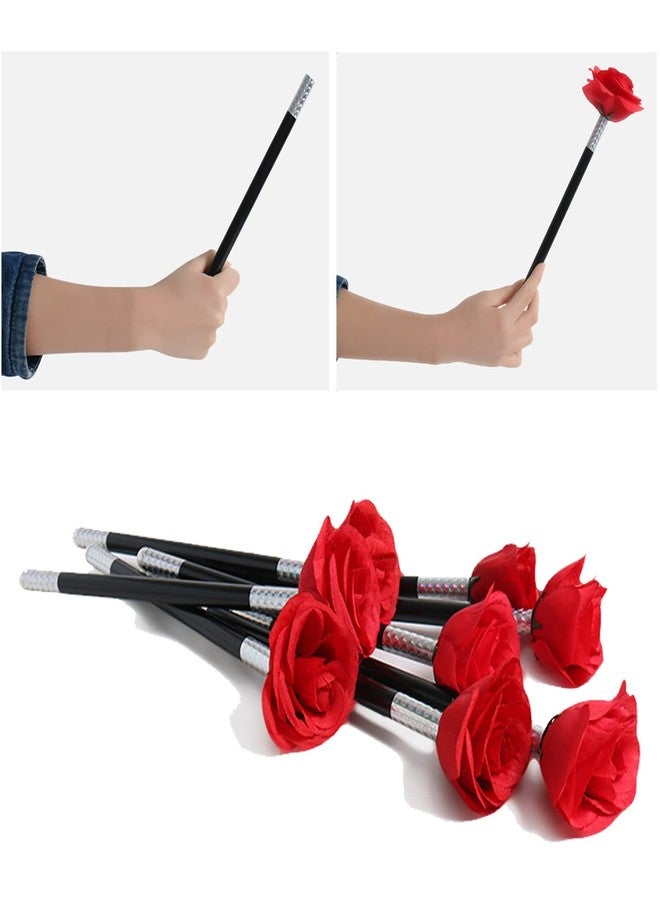 VANTIYAUS Stick to Rose+Flower Magic Tricks Flowers Appearing Close up Street Stage Magic Props,Easy Magic Trick Show Performance Prop Funny for Adults - Image 2